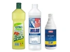 Reinigungsmittel-Set mit Citro-Fresh, Milor und Sanitärreiniger für kraftvolle Reinigung in Bad, Küche und Haushalt