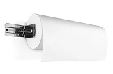 Papierhandtuchhalter mit Metall-Wandhalterung für Küchenrolle oder Papierhandtuchrolle, seitliche Ansicht, Artikelnummer 123456