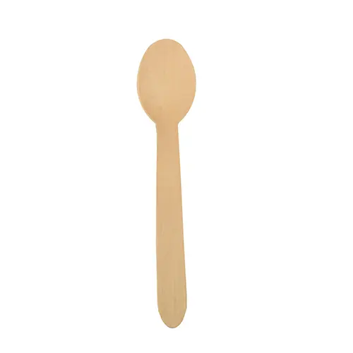 PAPSTAR Löffel Holz "pure" 15,7 cm, stabiler Einweglöffel aus natürlichem Birkenholz, splitterfrei poliert, 500 Stück, Art.-Nr. 86941