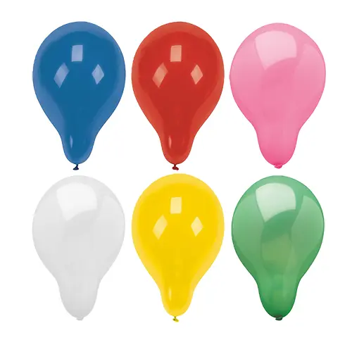 PAPSTAR 100 Luftballons rund Ø 28 cm farbig sortiert