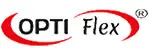 OPTI Flex Logo, Markenlogo in Rot und Schwarz