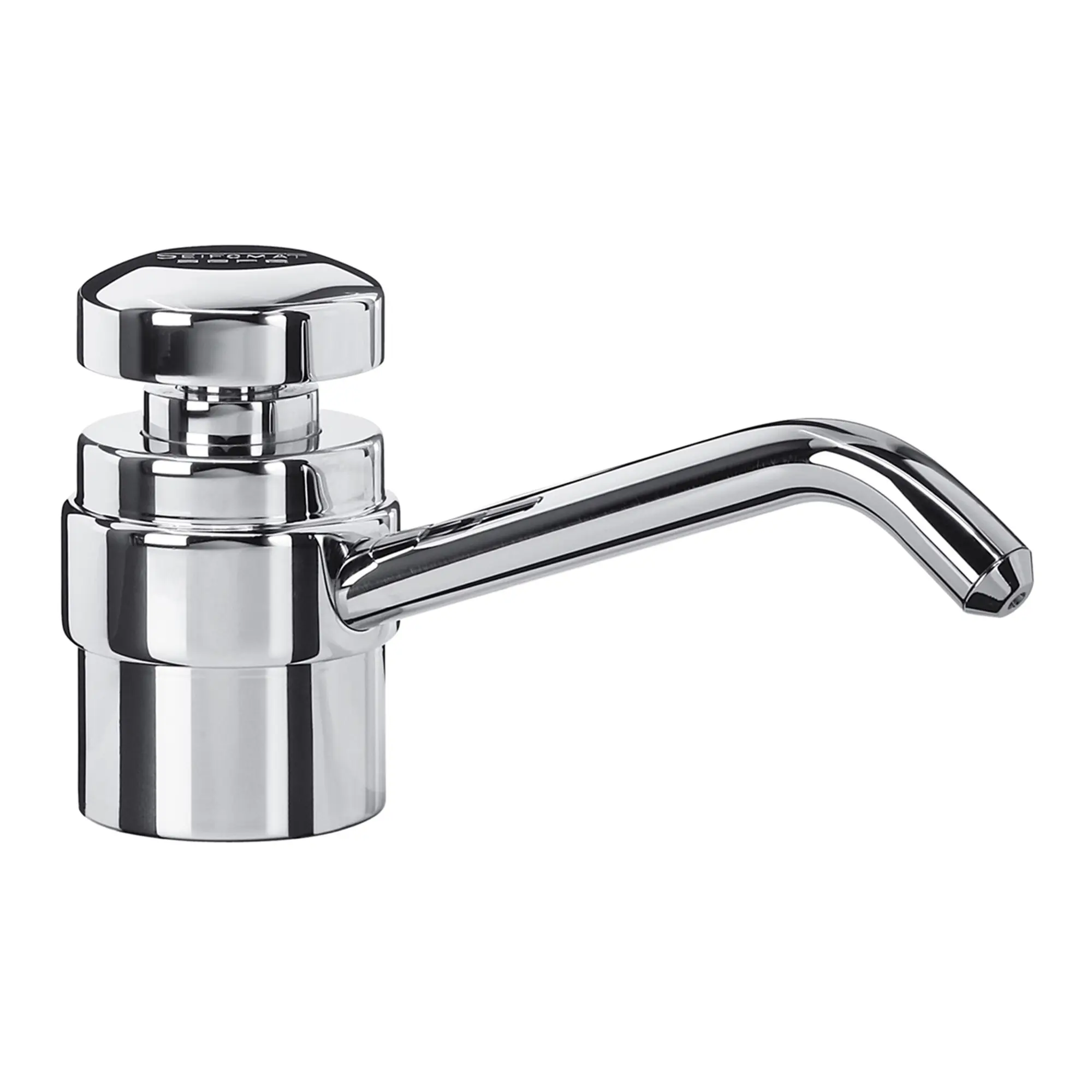 Wagner EWAR WP 193 Tischseifenspender 500 ml, abschließbarer Einbau-Seifenspender aus verchromtem Messing mit Seifenpumpe für Waschtische, Art.-Nr. WP193