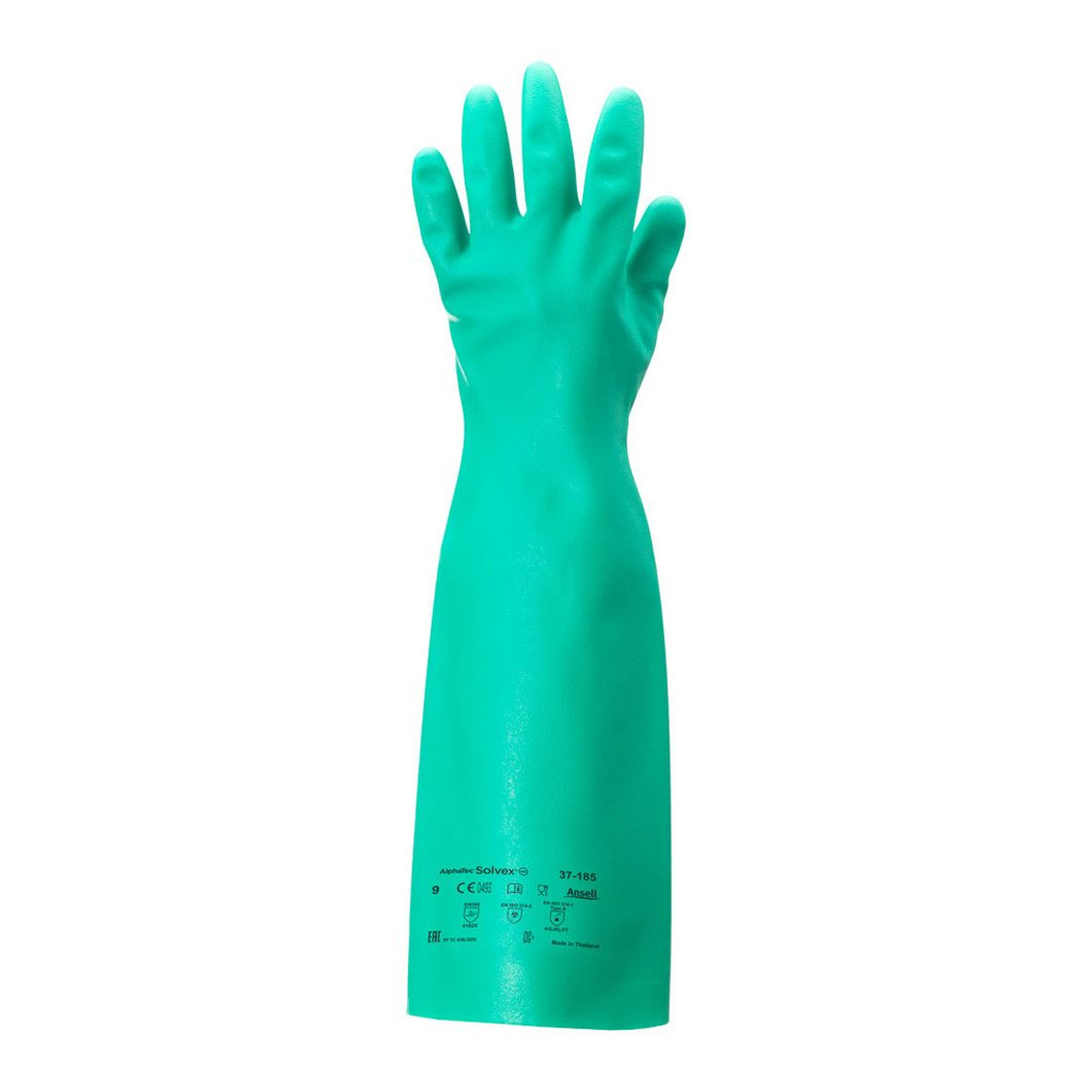 Ansell AlphaTec 37-185 Chemikalienschutzhandschuhe grün, VE 12 Paar