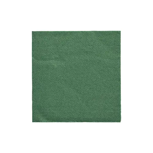 PAPSTAR 20 Servietten "DAILY Collection" 1/4-Falz 24 cm x 24 cm dunkelgrün