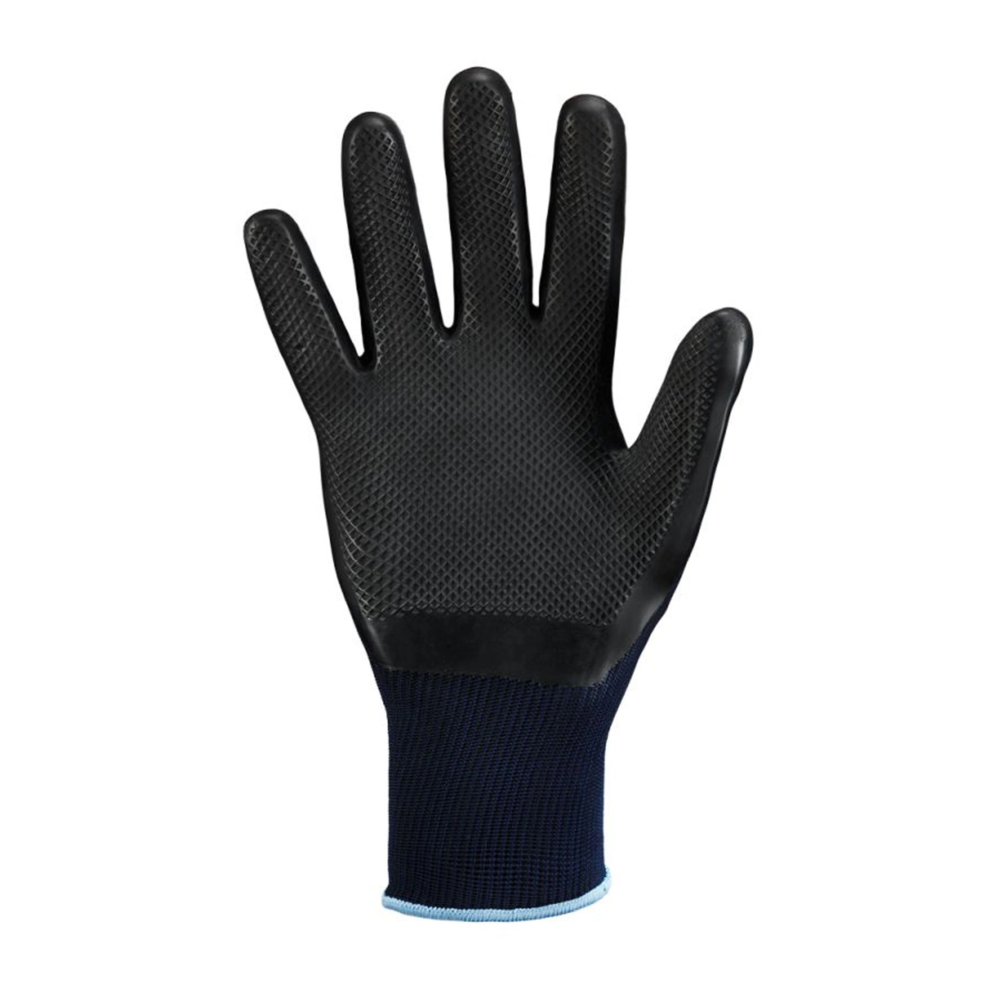 Stronghand Gridster 0511 Feinstrickhandschuhe mit Latex-Beschichtung dunkelblau/grau, VE 120 Paar