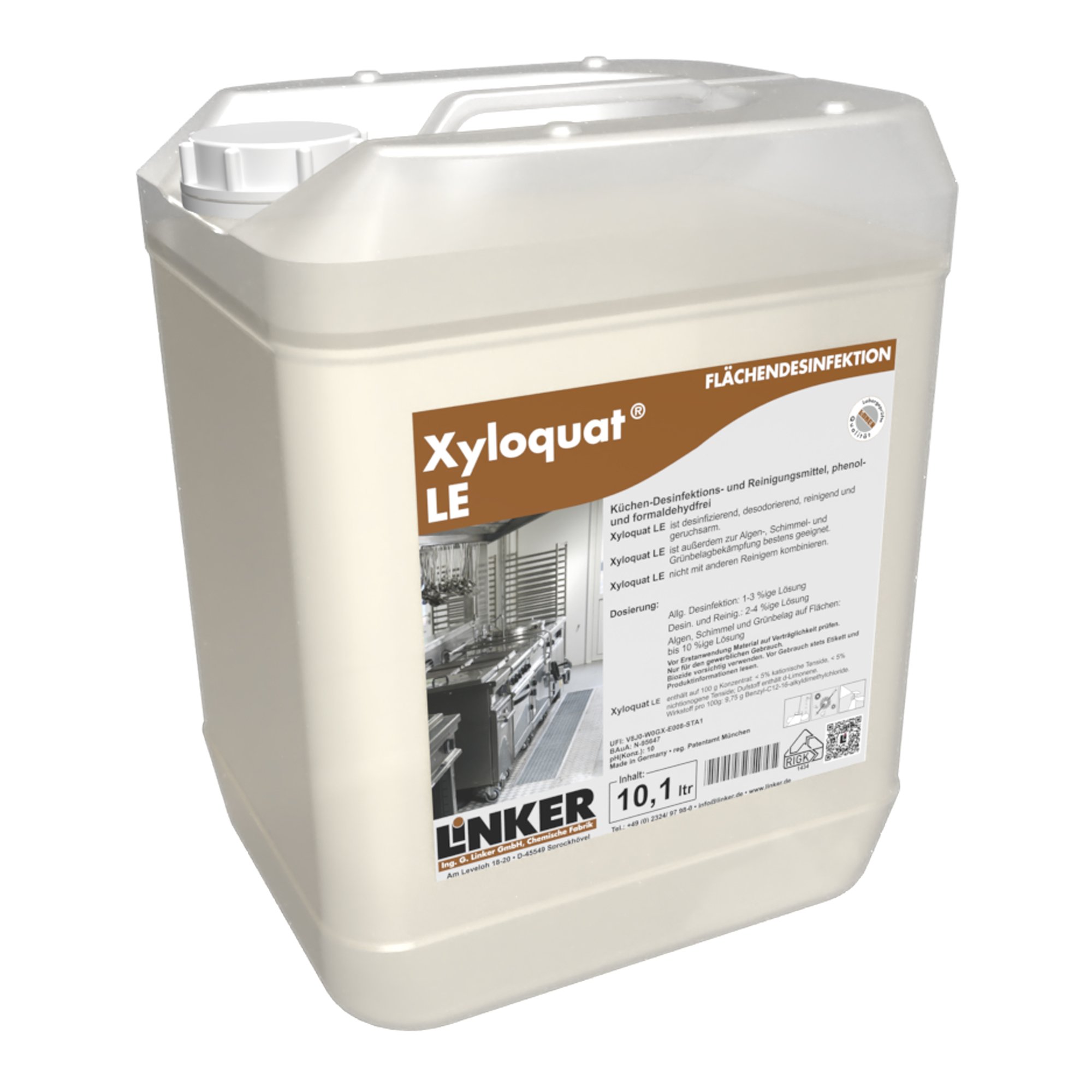 Linker Xyloquat LE Desinfektionsreiniger 10 Liter Kanister 093-10_1
