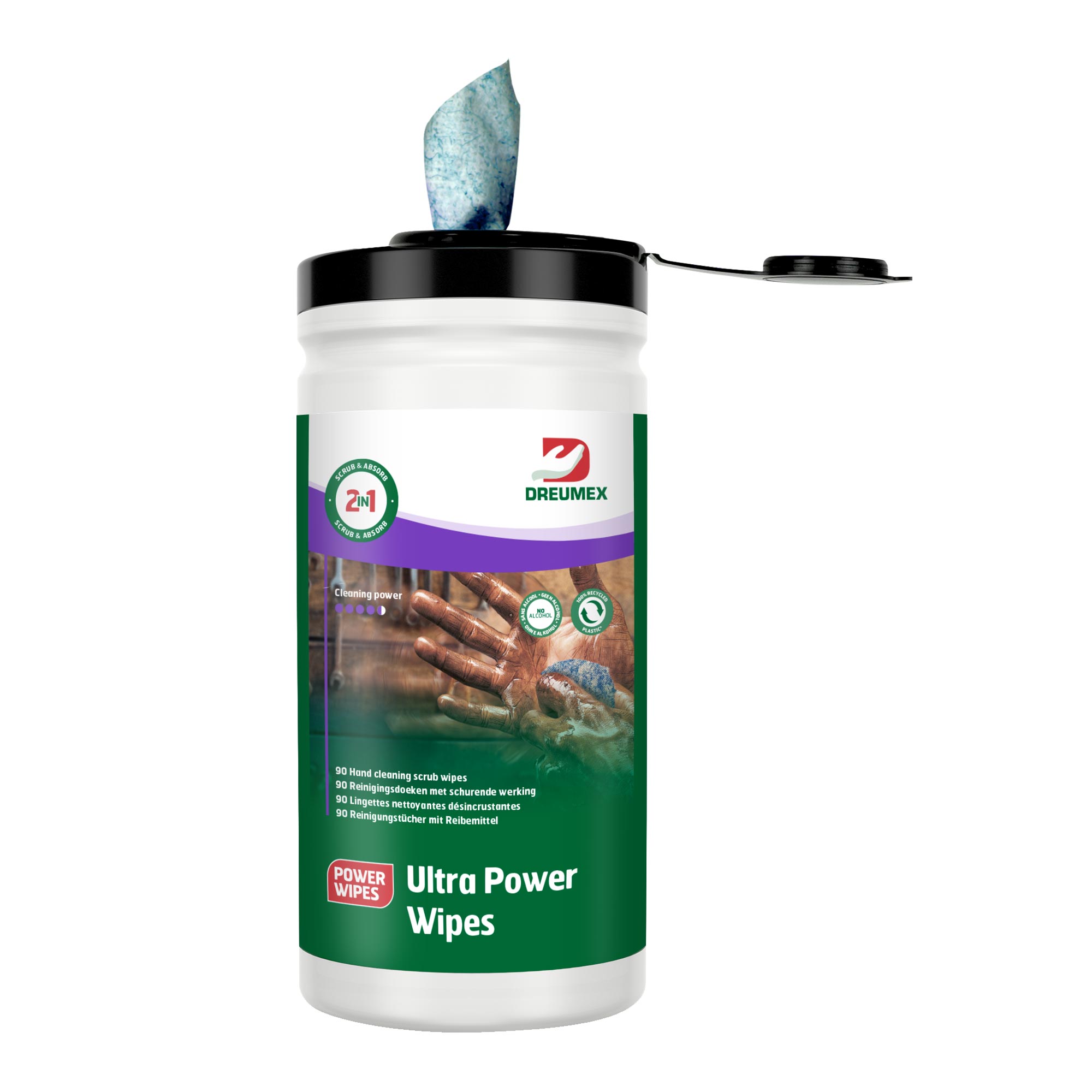 Dreumex Ultra Power Wipes Handreinigungstücher