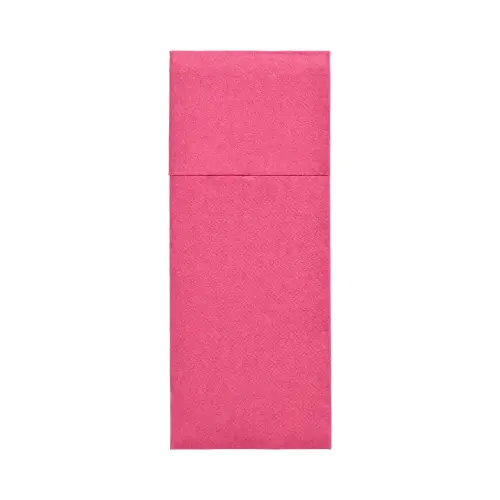 PAPSTAR Servietten "ROYAL Collection" 40 cm x 30 cm fuchsia mit Besteckfalz, stoffähnliches Premium-Tissue, FSC-zertifiziert, Artikel 37331