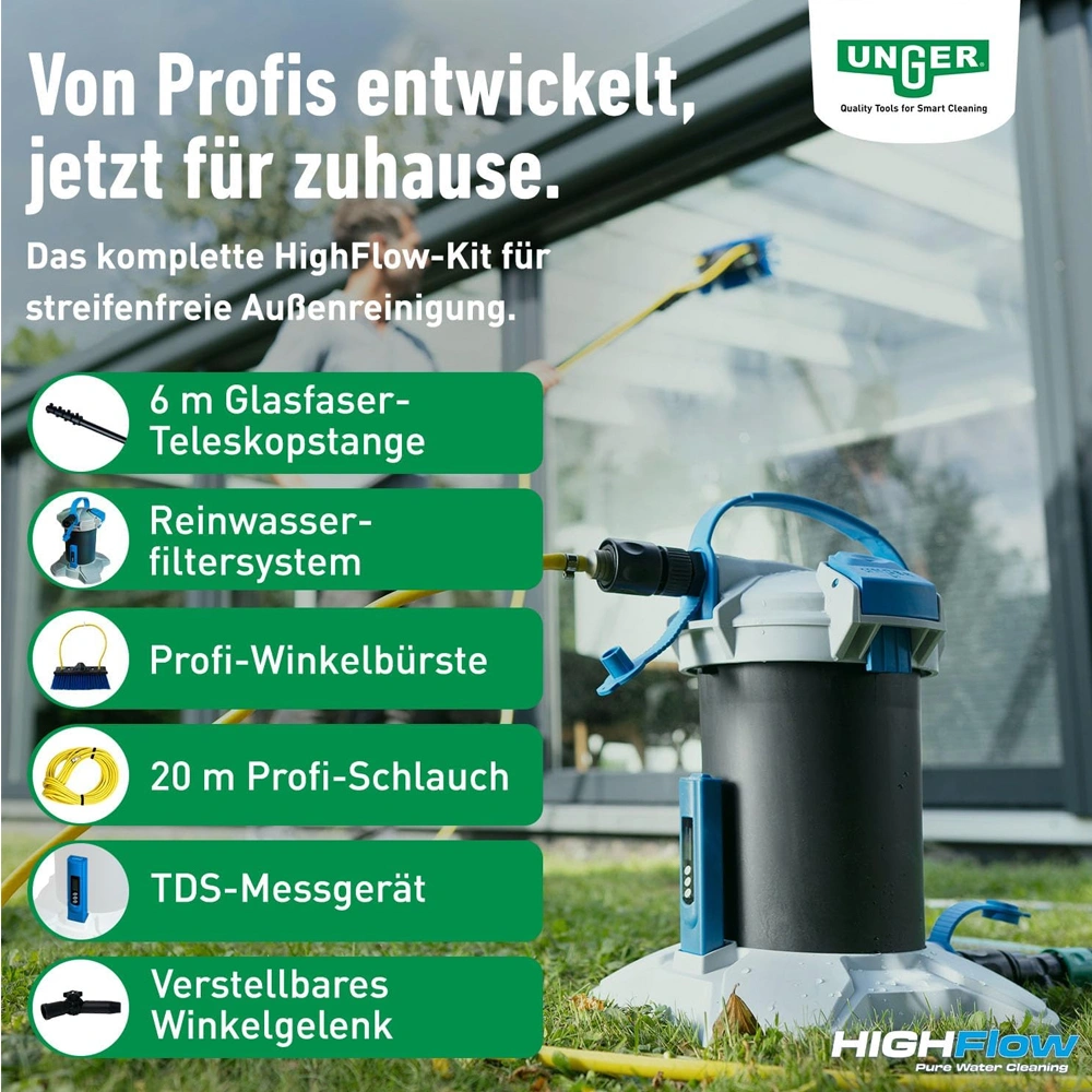 Unger HighFlow Reinwassersystem Set 6 m