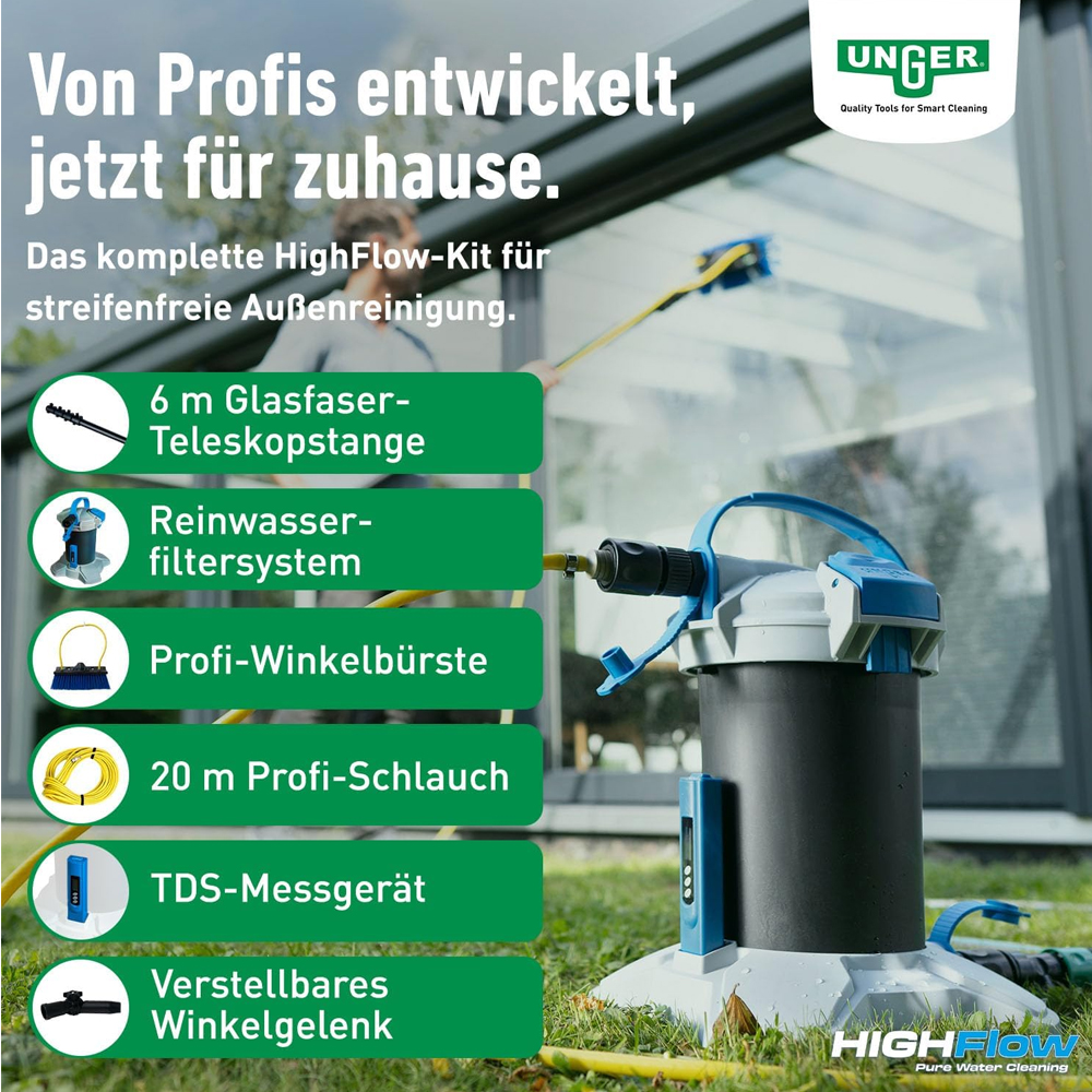 Unger AK160P Reinwassersystem HighFlow Set 6 m