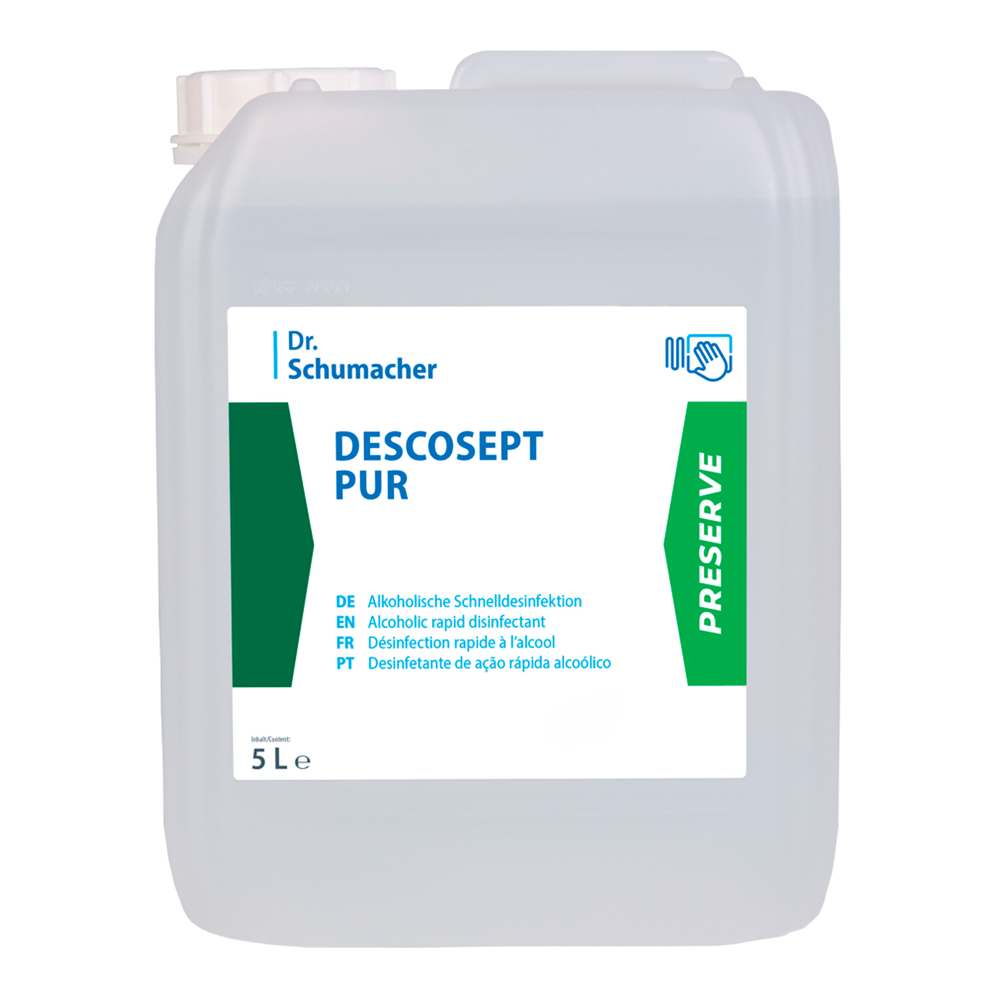 Dr. Schumacher Descosept Pur alkoholisches Schnelldesinfektionsmittel