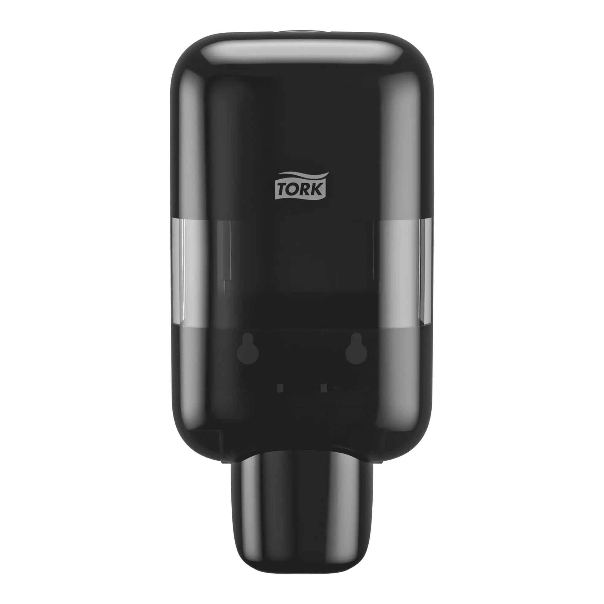 Tork Elevation Mini-Spender für Seifen und Desinfektionsmittel S5 525 ml in Schwarz, Wandspender für Schaumseife, Flüssigseife und Duschcreme, Artikel 565208