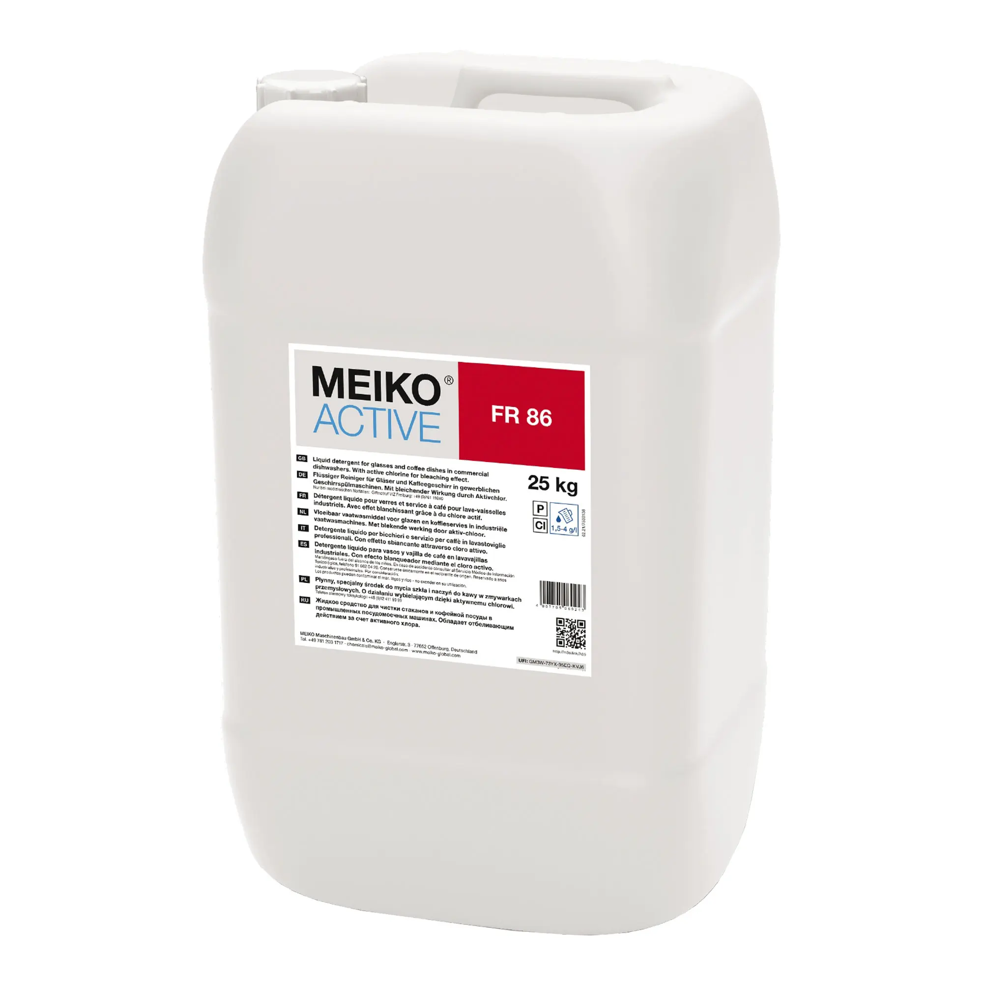 Meiko Active FR 86 flüssiger Reiniger für Verfärbungen