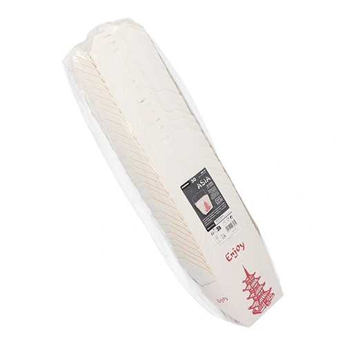 Starpak Snackboxen mit Henkel "ASIA" eckig 950 ml 10,9 cm x 8,9 cm x 6,8 cm "Temple", 10 x 30 Stück