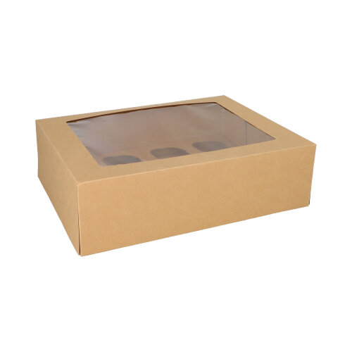 PAPSTAR Transport-Kartons 10 Stück - 8x31,3x46,4cm Catering-Boxen Pure