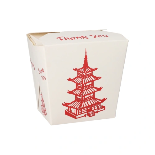Starpak Snackboxen "ASIA" eckig 950 ml 11 cm x 8,8 cm x 6,7 cm "Temple", 10 x 50 Stück