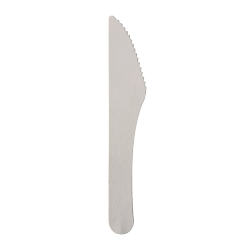 PAPSTAR 100 Messer, Papier "pure" 15,8 cm weiß