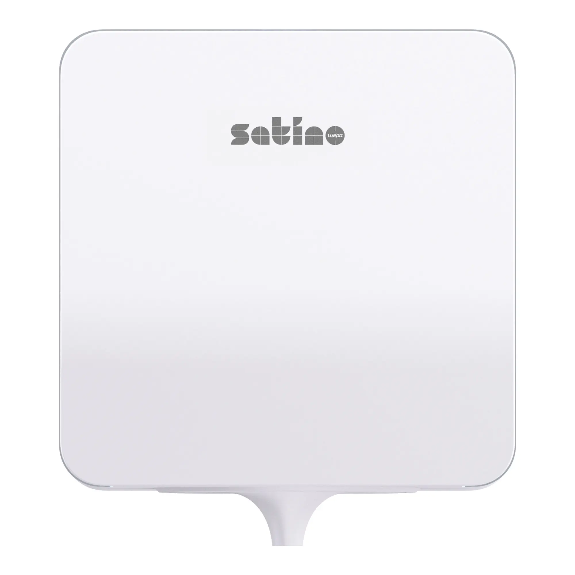 Satino by Wepa HYGINITY Innenabwicklungsspender Plus CF1, weißer Centerfeed-Handtuchspender für Satino CF1-Handtuchrollen mit variabler Papierausgabe