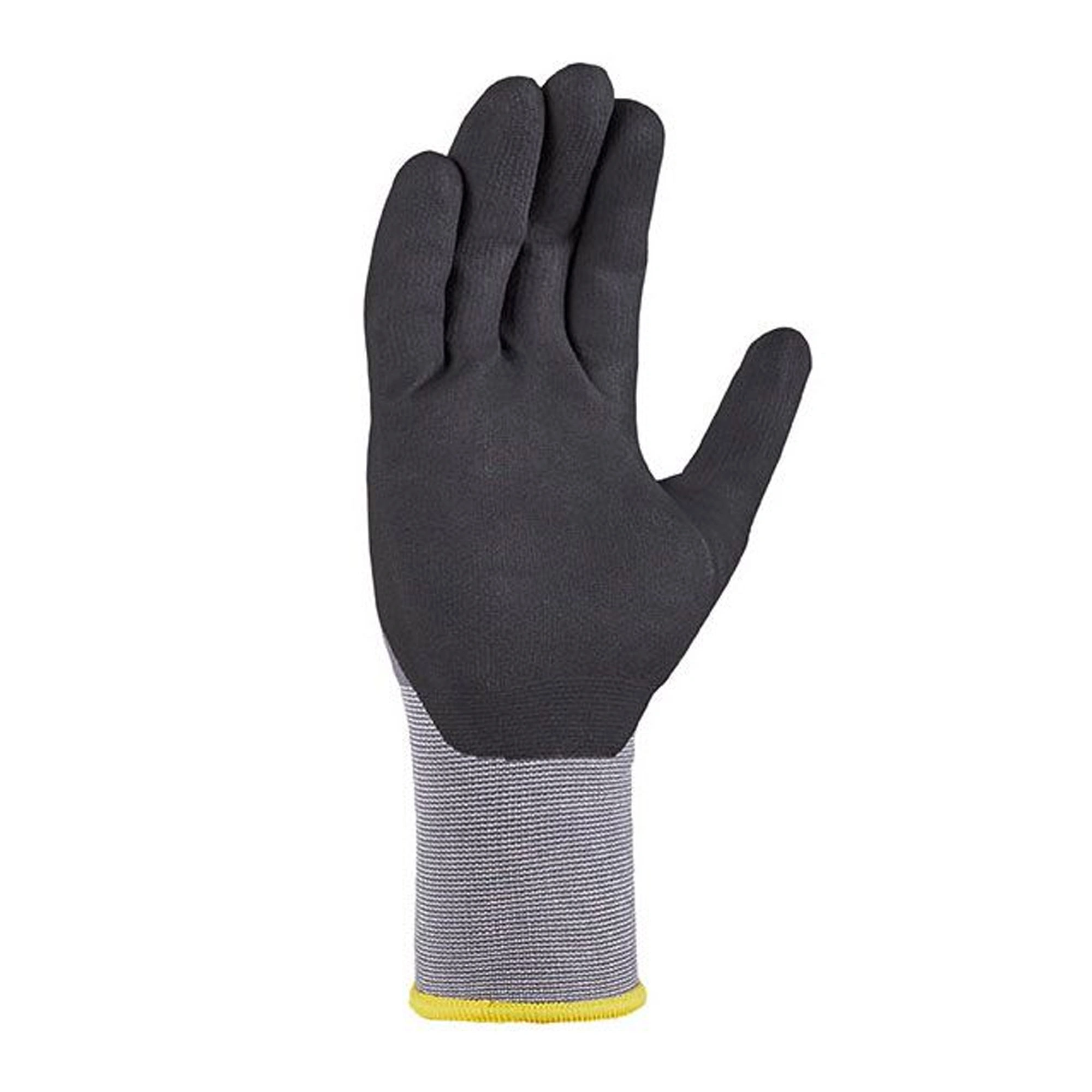 teXXor black touch 2450 Strick Arbeitshandschuhe mit Nitril-Beschichtung grau/schwarz, VE 144 Paar