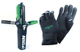 NIRDA Tauchset mit schwarzen Neoprenhandschuhen und Harpunenzubehör für Unterwasserjagd, Artikelnummer 1001