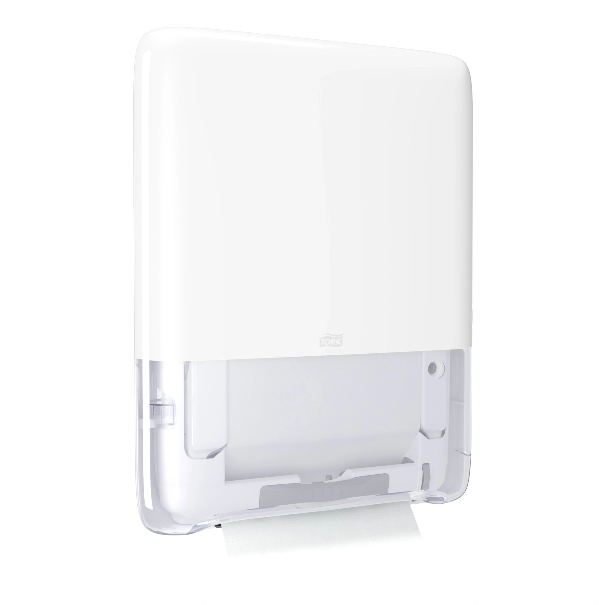 Tork PeakServe Mini Endlos Handtuchspender H5, weißer Wandspender mit hoher Kapazität für stark frequentierte Waschräume, Artikelnummer 552558