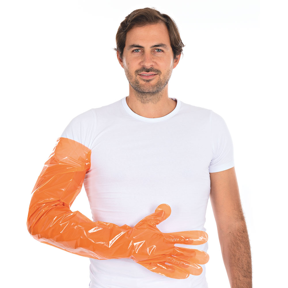 Hygostar Softline Long LDPE-Handschuhe, VE 2000 Stück