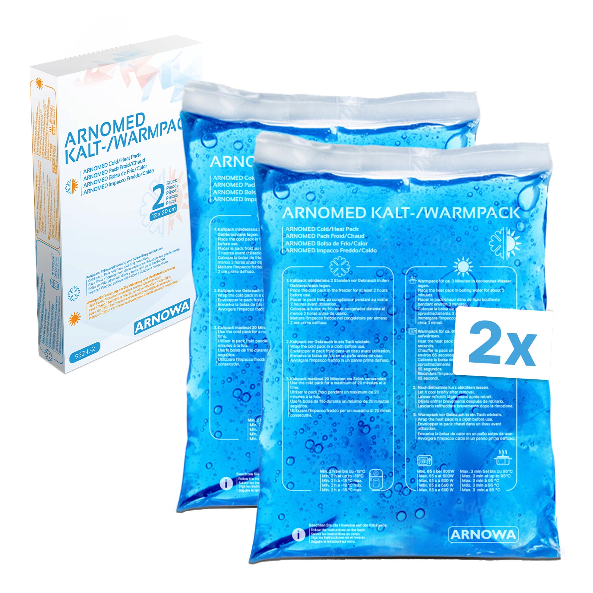 ARNOMED Kalt-/Warmpack, 2 Stück