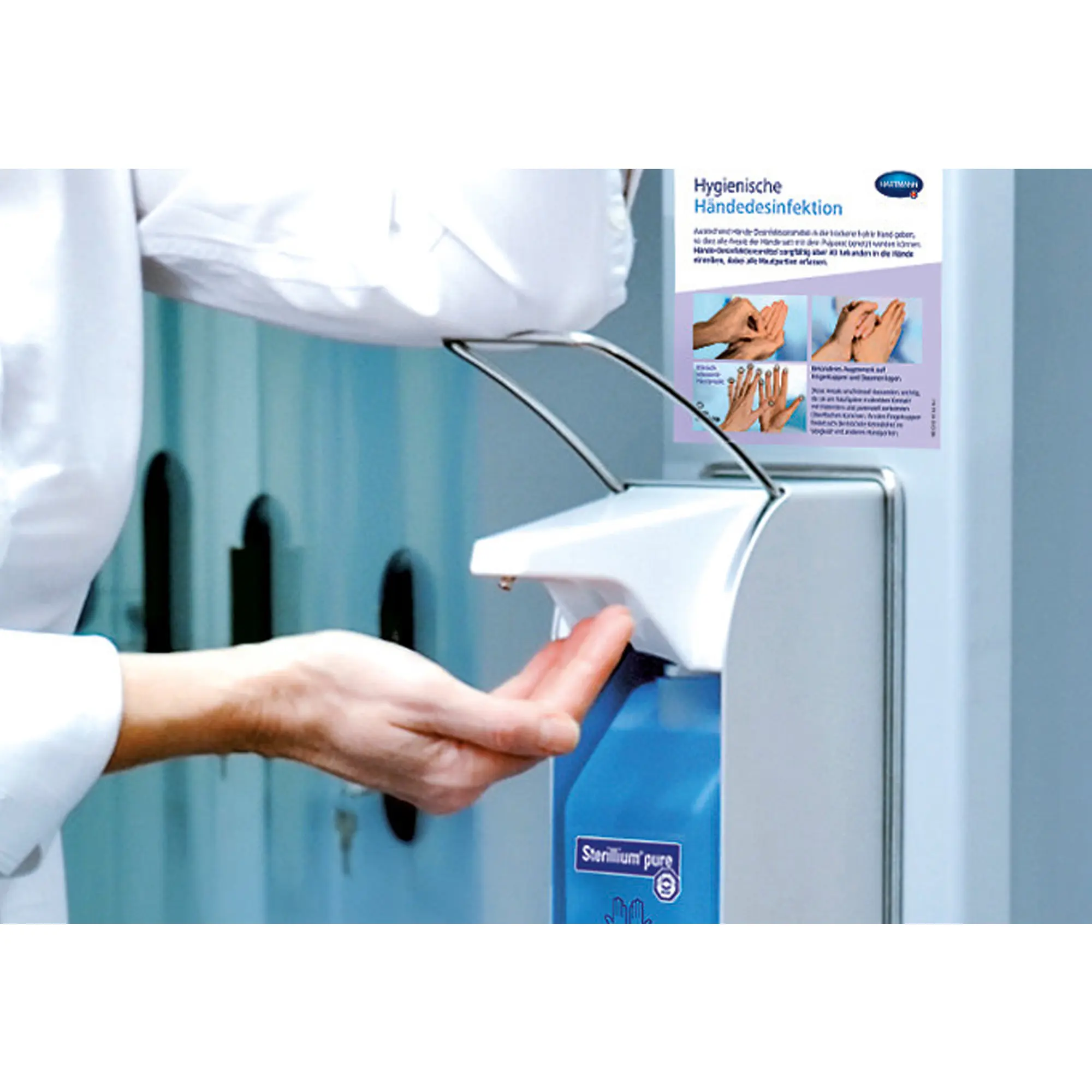 Bode Hygiene-Tower Desinfektionssäule für Hände-Desinfektionsmittelspender