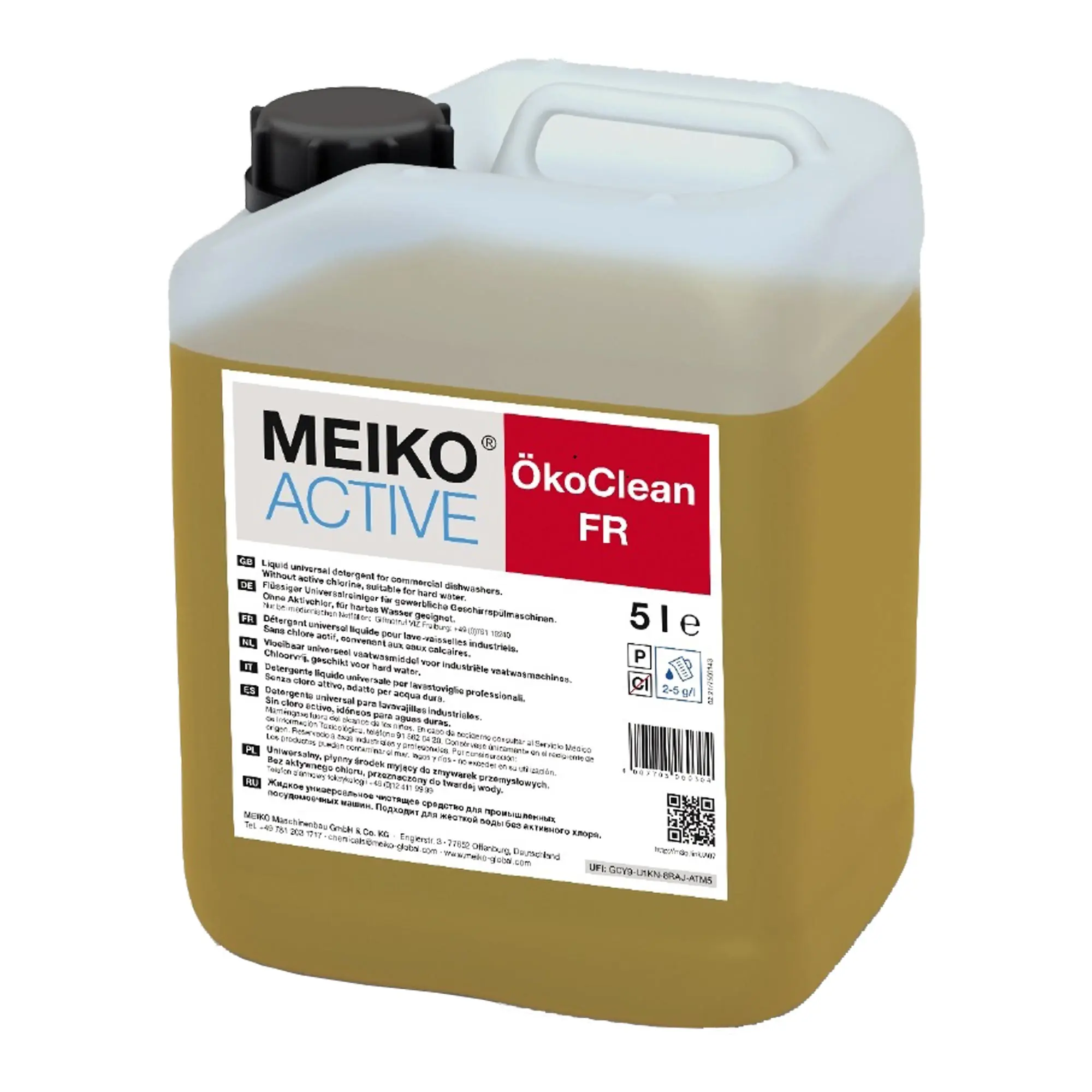 Meiko Active ÖkoClean FR flüssiger Universalreiniger für Geschirrspülmaschinen