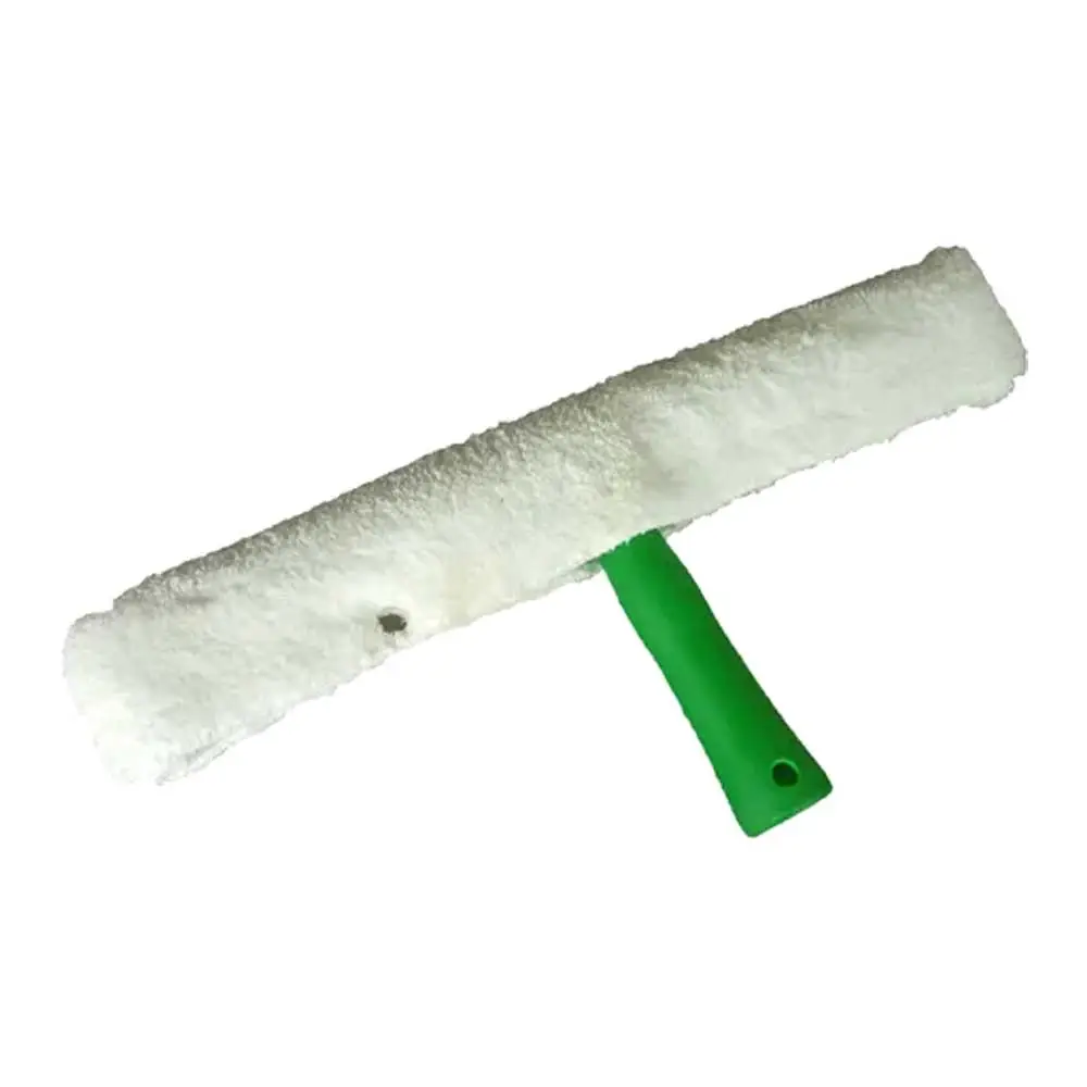 Unger PRO Advanced 4in1 Glasreinigungsset, 4-teilig – UniTec Einwascher mit grünem Griff und weißem Mikrofaserbezug von Unger für professionelle Glasreinigung