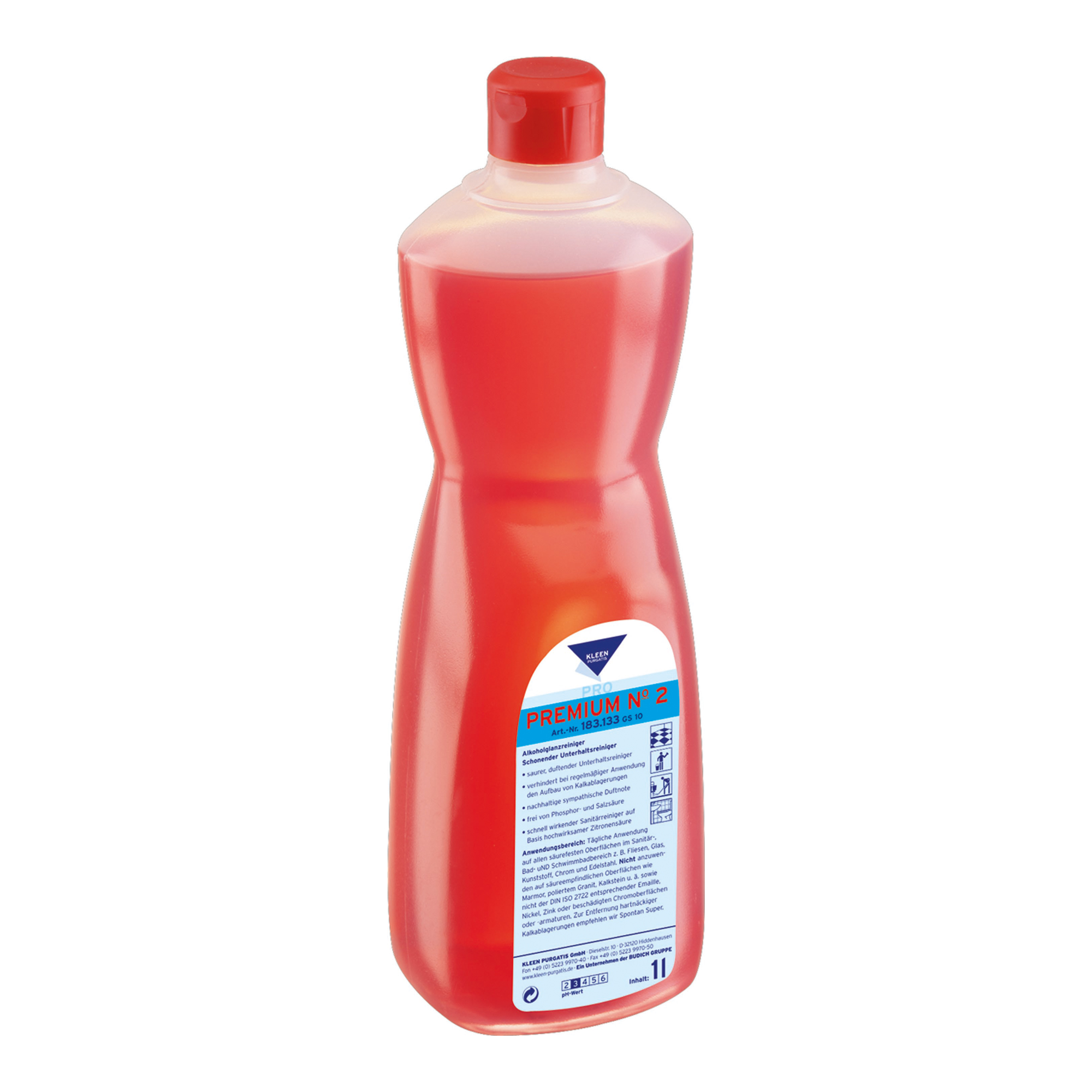 Kleen Purgatis Premium No 2 Sanitärunterhaltsreiniger 1 Liter Flasche 90183133_1