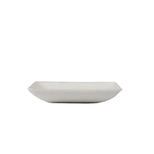 PAPSTAR 12 Fingerfood - Teller, Zuckerrohr "pure" eckig 6,5 cm x 6,5 cm weiß