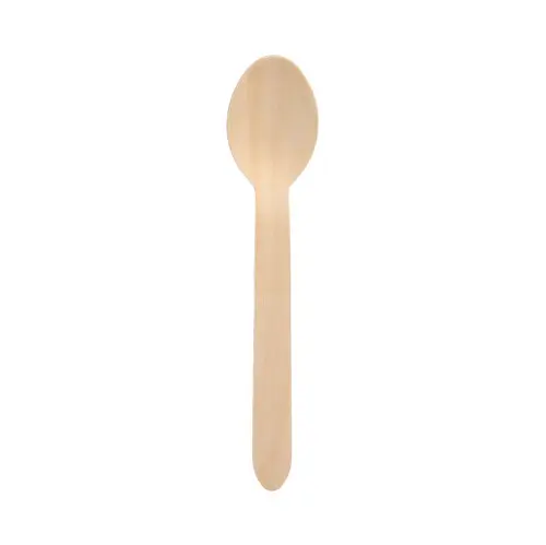 PAPSTAR Löffel, Holz "pure" 15,7 cm aus FSC-zertifiziertem, naturhellen Birkenholz, splitterfrei polierter Einweg-Holzlöffel, 10 x 100 Stück, Art.-Nr. 84840
