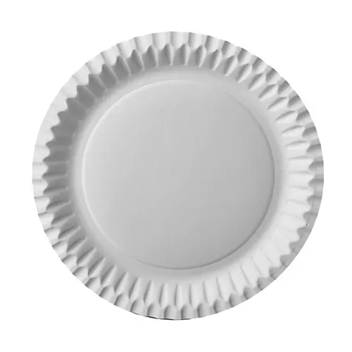 Starpak Teller, Pappe rund Ø 23 cm weiß aus 100 % Frischfaserkarton, lebensmittelecht, 12 x 50 Stück, PAPSTAR 89158