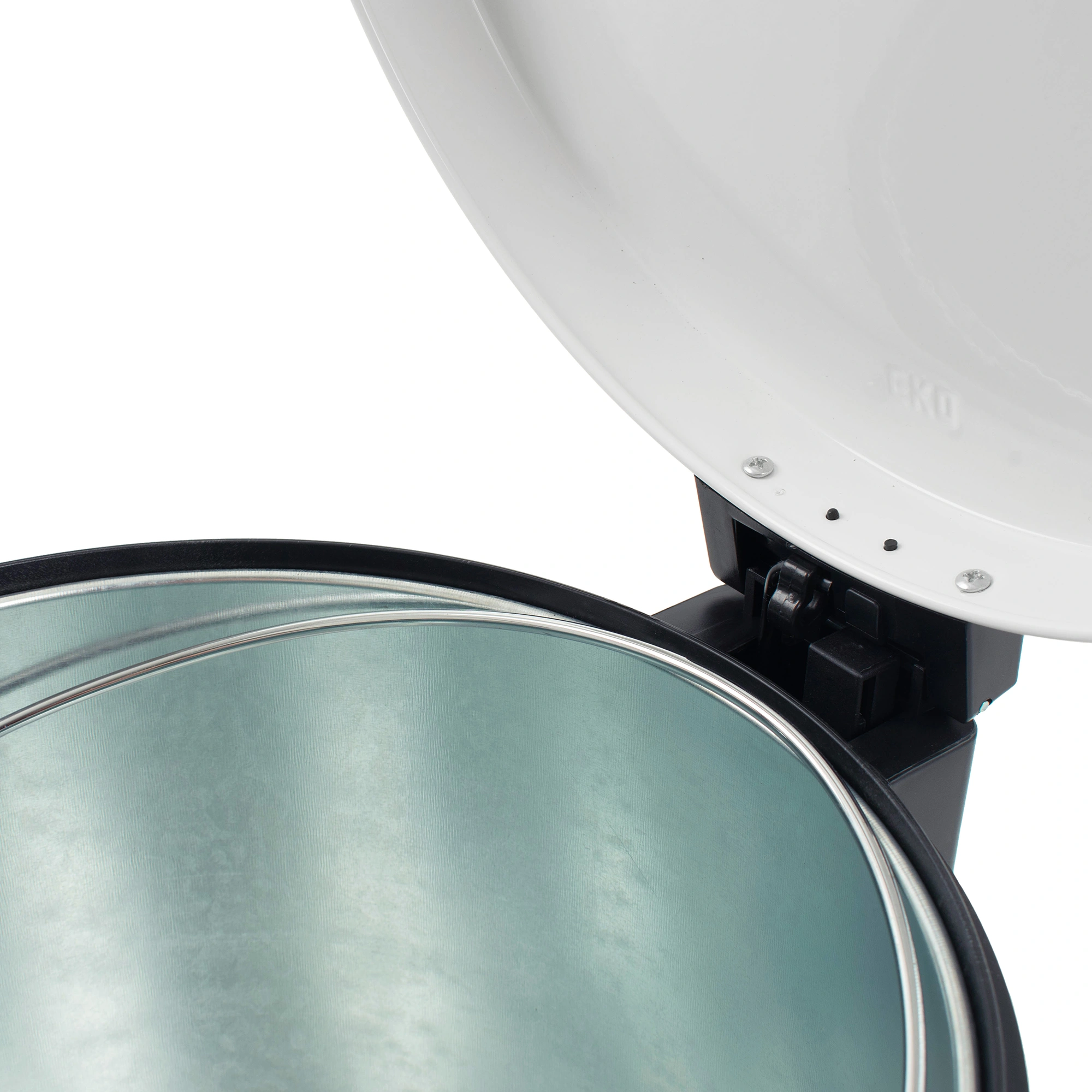 EKO Serene mit Inneneimer aus Metall Treteimer 20 Liter Klappdeckel mit Pedal
