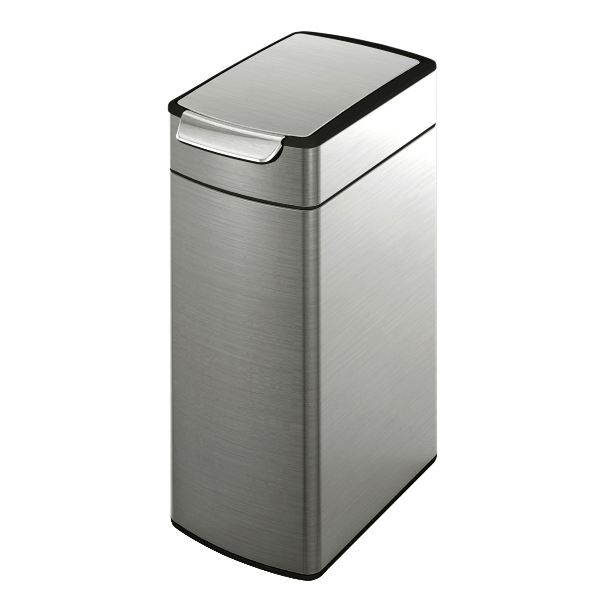 Simplehuman Slim Touch-Bar Bin Abfallbehälter 40 Liter Edelstahl matt,  10015606_1