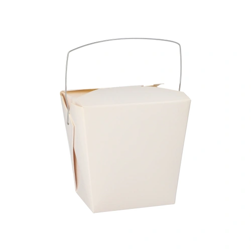 Starpak Snackboxen mit Henkel "ASIA" eckig 770 ml 10,3 cm x 8 cm x 6,6 cm weiß, 10 x 30 Stück