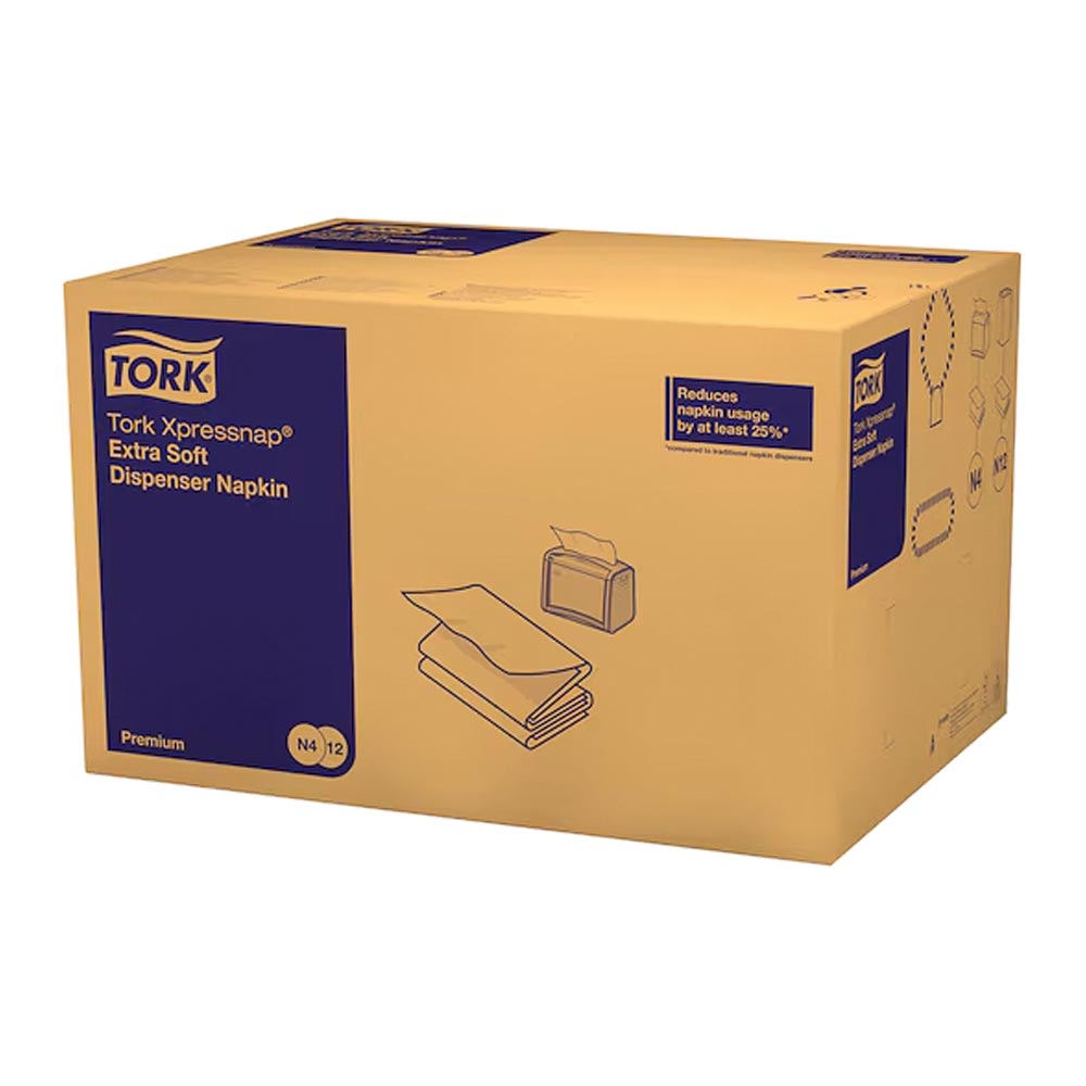 Tork 18962 Premium Xpressnap Extra Soft Spenderserviette N4 Interfold, 21,3 x 16,5 cm, 2-lg, limone