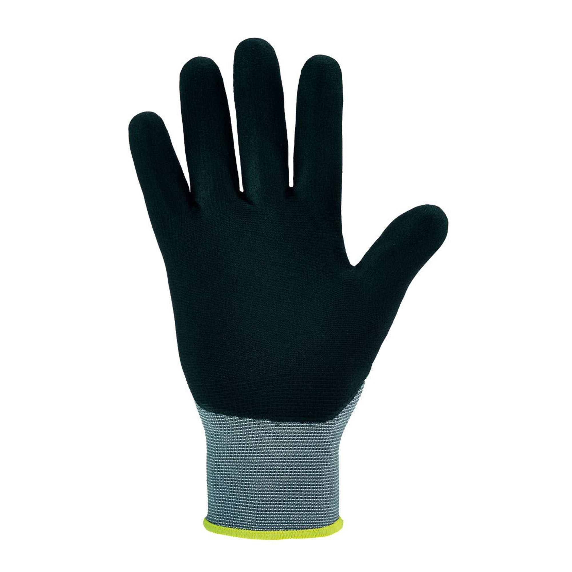 Optiflex Liquimate 0685 Feinstrickhandschuhe mit Nitrilschaum und PU-Beschichtung grau/schwarz, VE 144 Paar