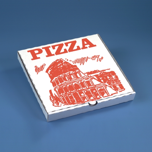 Starpak 100 Pizzakartons eckig 26 cm x 26 cm x 3 cm