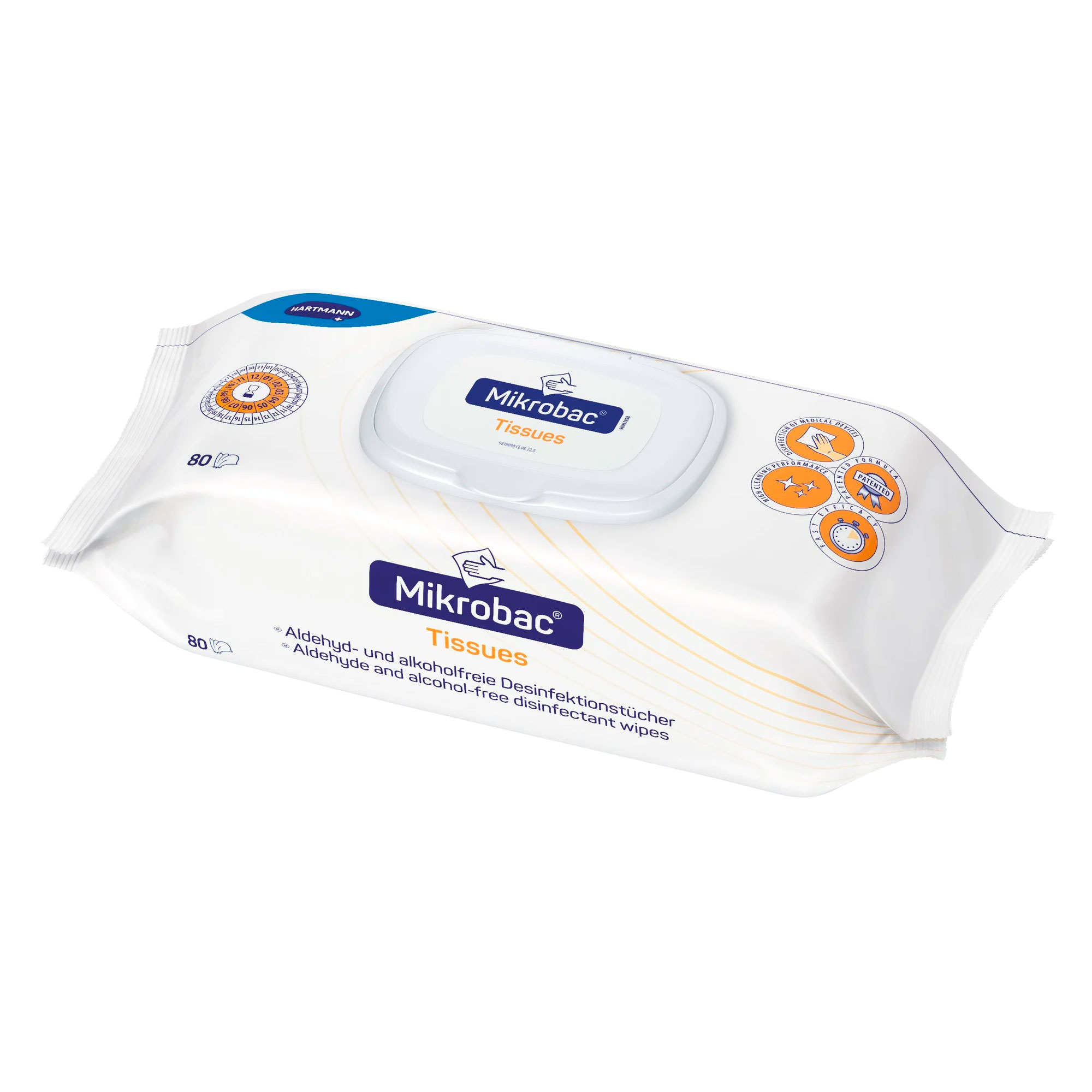 Bode Mikrobac Tissues Flow-Pack alkoholfreie Desinfektionstücher