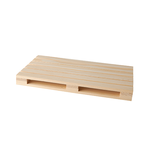 PAPSTAR 3 Trays für Fingerfood, Holz 2 cm x 12 cm x 20 cm
