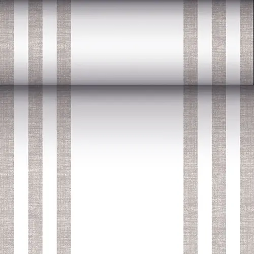PAPSTAR Tischläufer, stoffähnlich, PV-Tissue Mix "ROYAL Collection" 24 m x 40 cm grau "Lines"