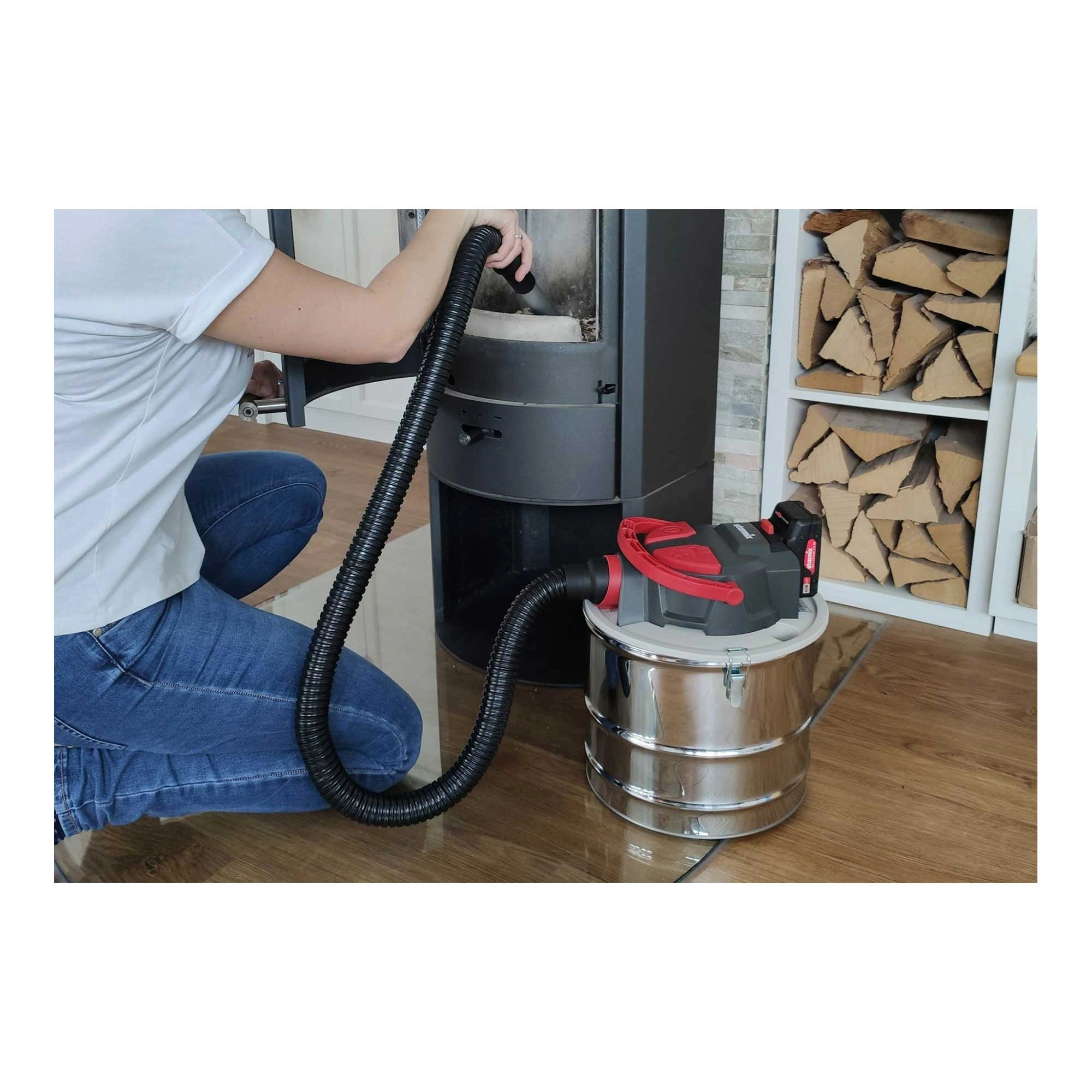 Starmix AV 9-15 18 V Set Akku-Aschesauger inkl. Zubehör, Akku u. Ladegerät