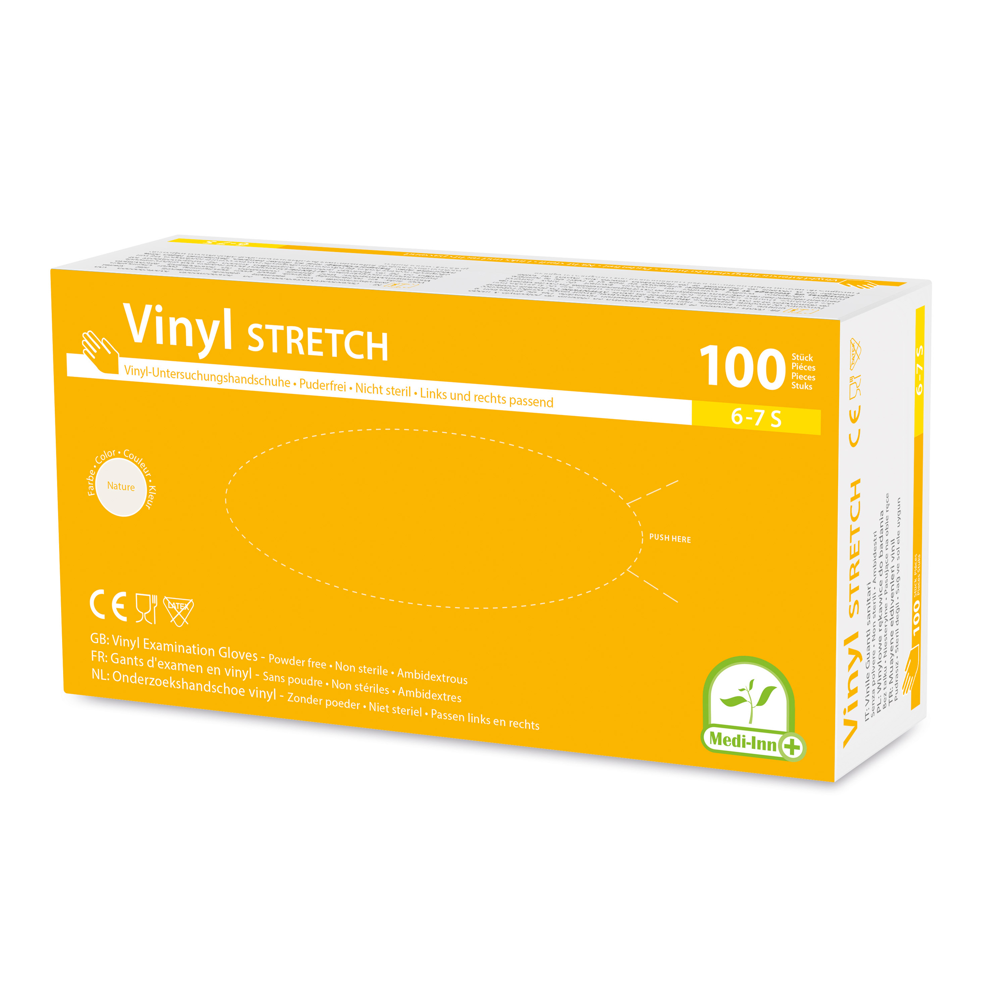 Medi-Inn Einmalhandschuhe Vinyl Stretch, puderfrei VE 1000 Stück  