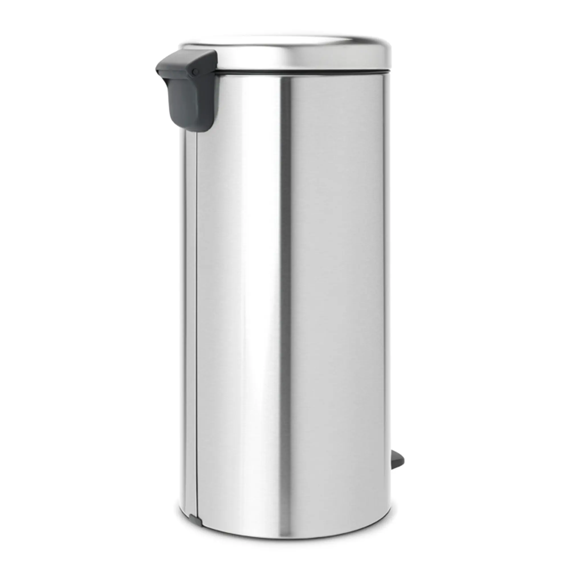 Brabantia newIcon Tretmülleimer 30 Liter in Edelstahl mit geruchsdichtem Soft-Close-Deckel, Fußpedal und herausnehmbarem Inneneimer, Artikelnummer 123506