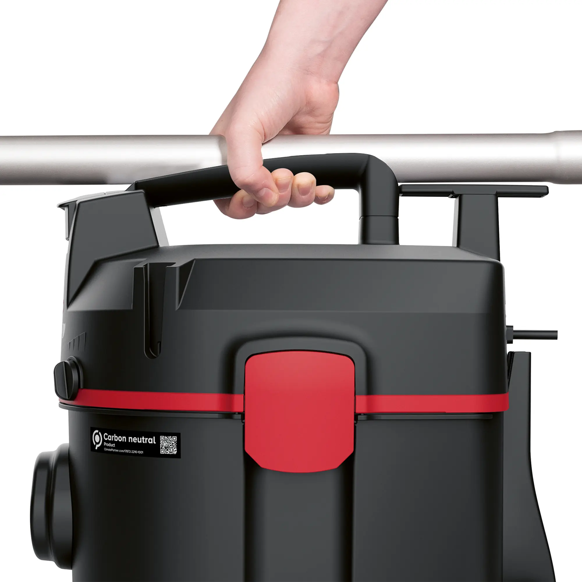 Sprintus Floory ZERO Staubsauger, kompakter und wendiger Trockensauger mit Drehregler zur Saugkraftregulierung für Hartböden und Teppiche