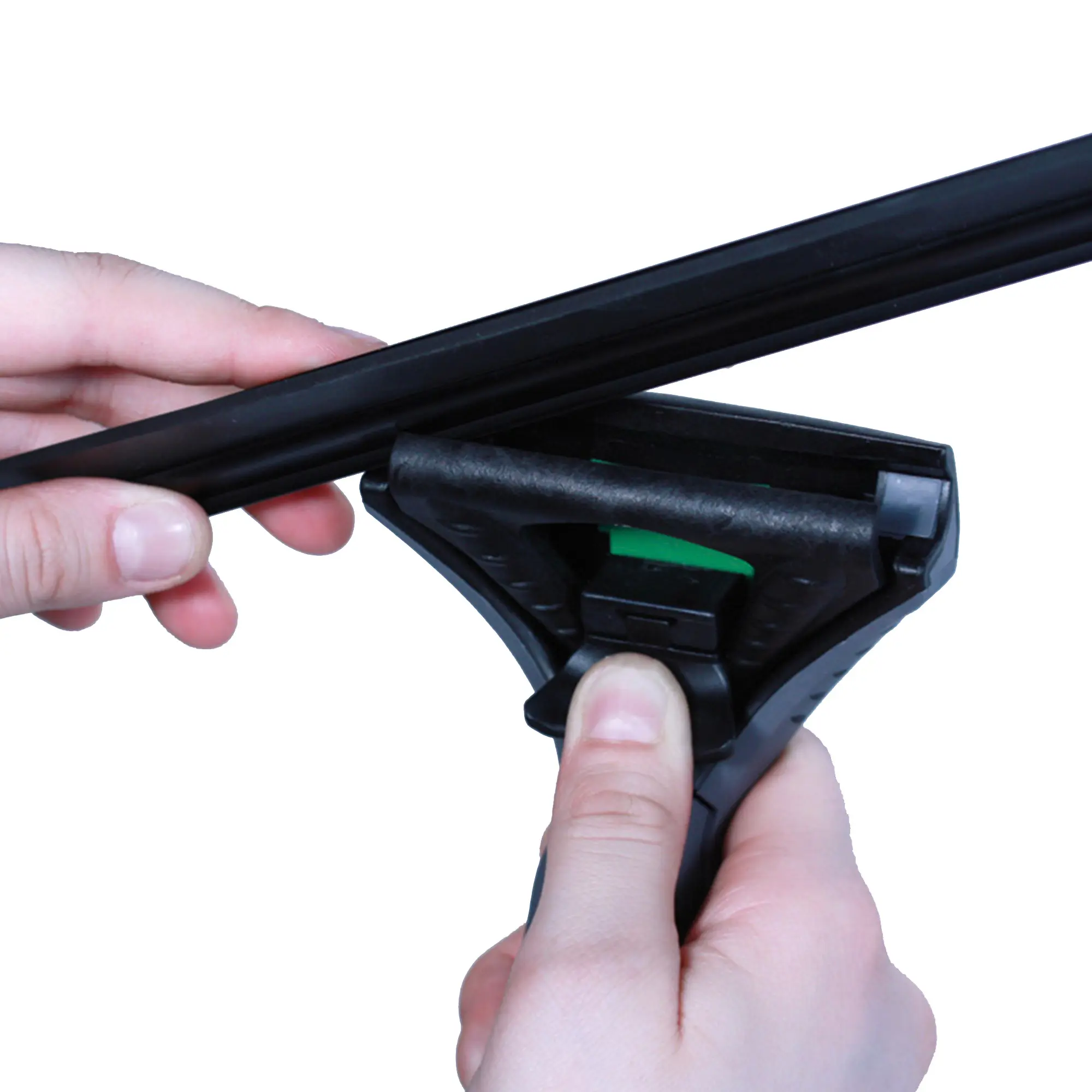 Unger ErgoTec Ninja Fensterwischer mit 40° Kopfneigung komplett von Unger, ergonomischer Profi-Fensterabzieher für Glasreinigung