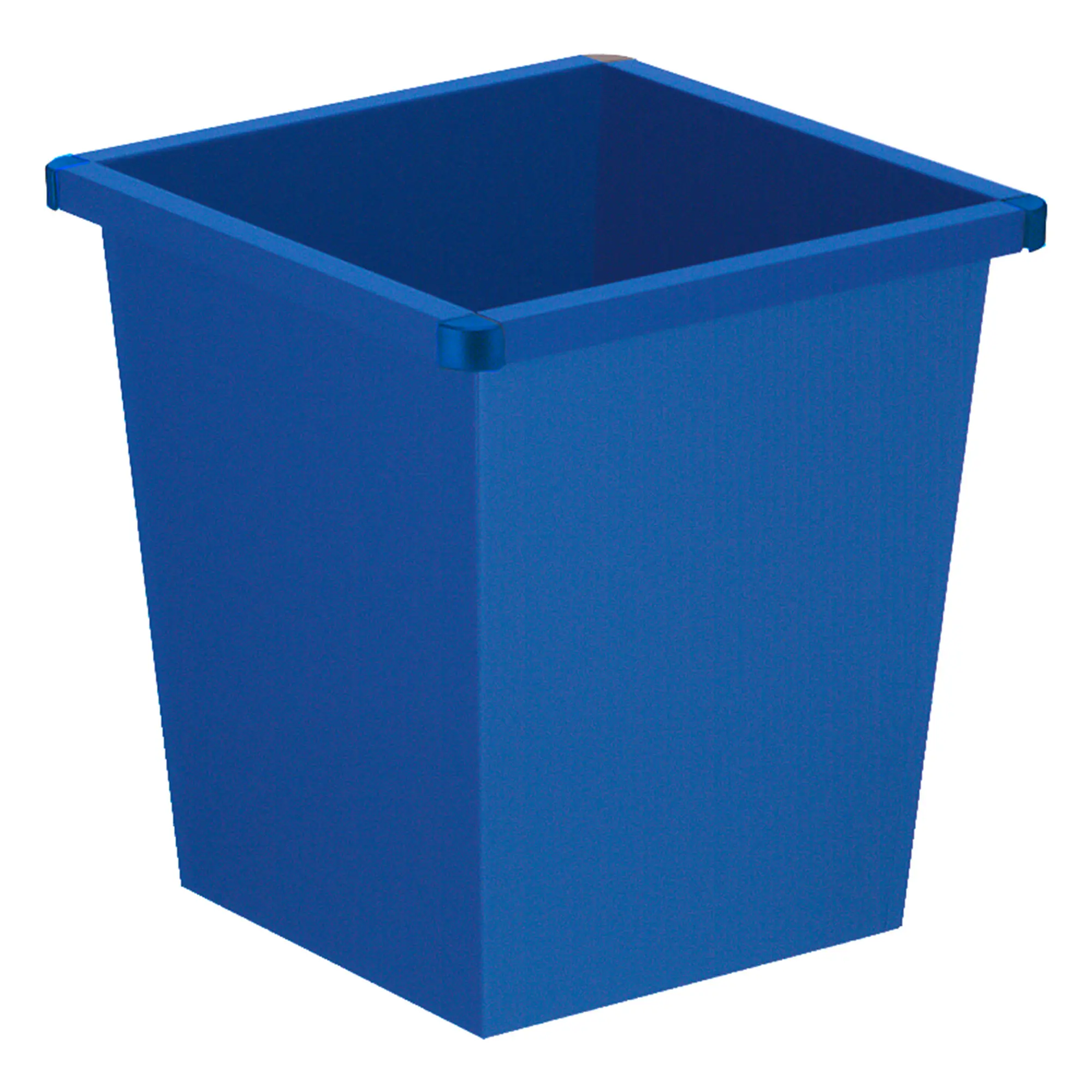 V-Part Viereckiger Papierkorb in Kegelform 27 Liter blau 31001347_1