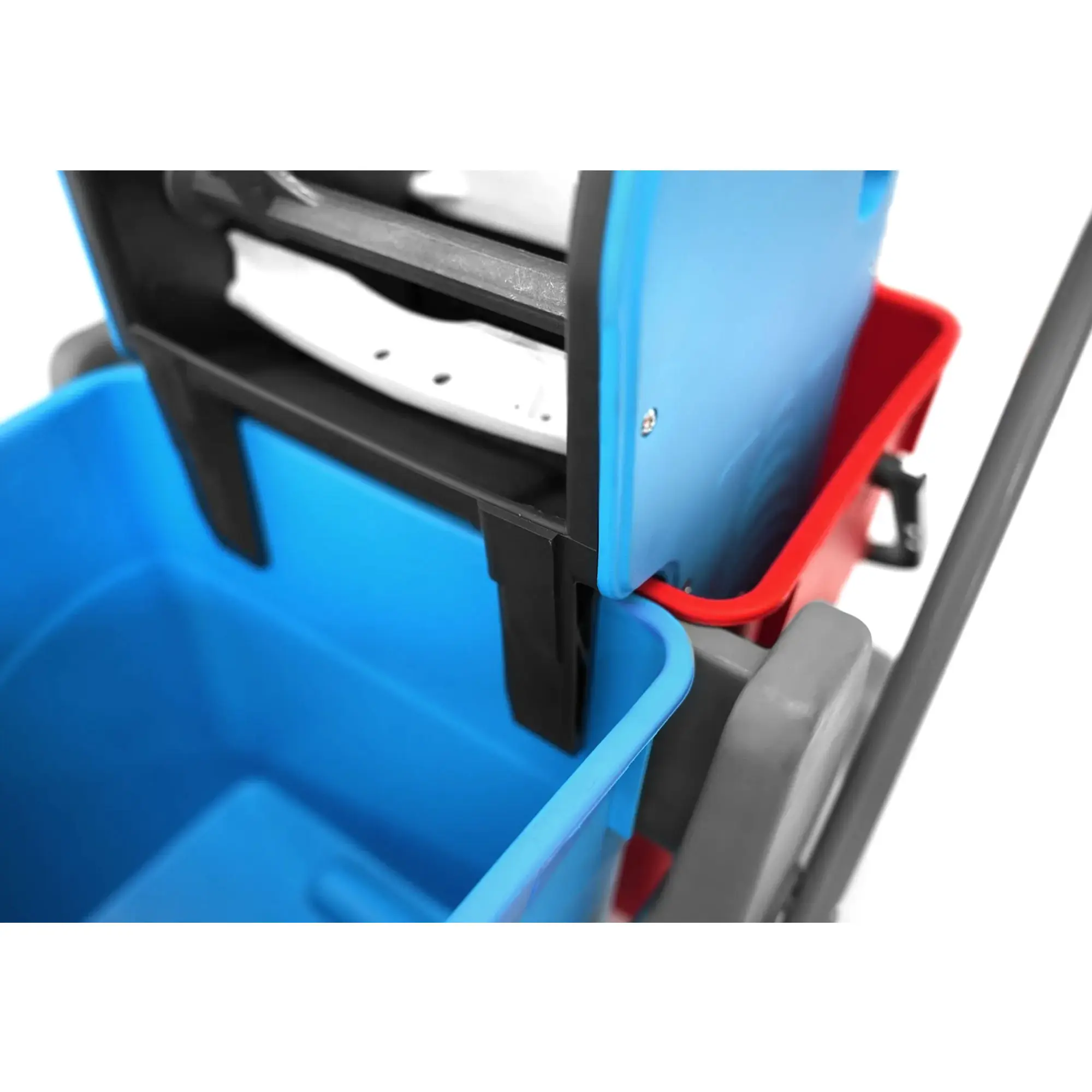 SEMYtop Doppelfahrwagen 2x25 Liter Eimer Kunststoffpresse 